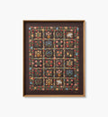 Framed Wall Art - Helena Quilt Brown