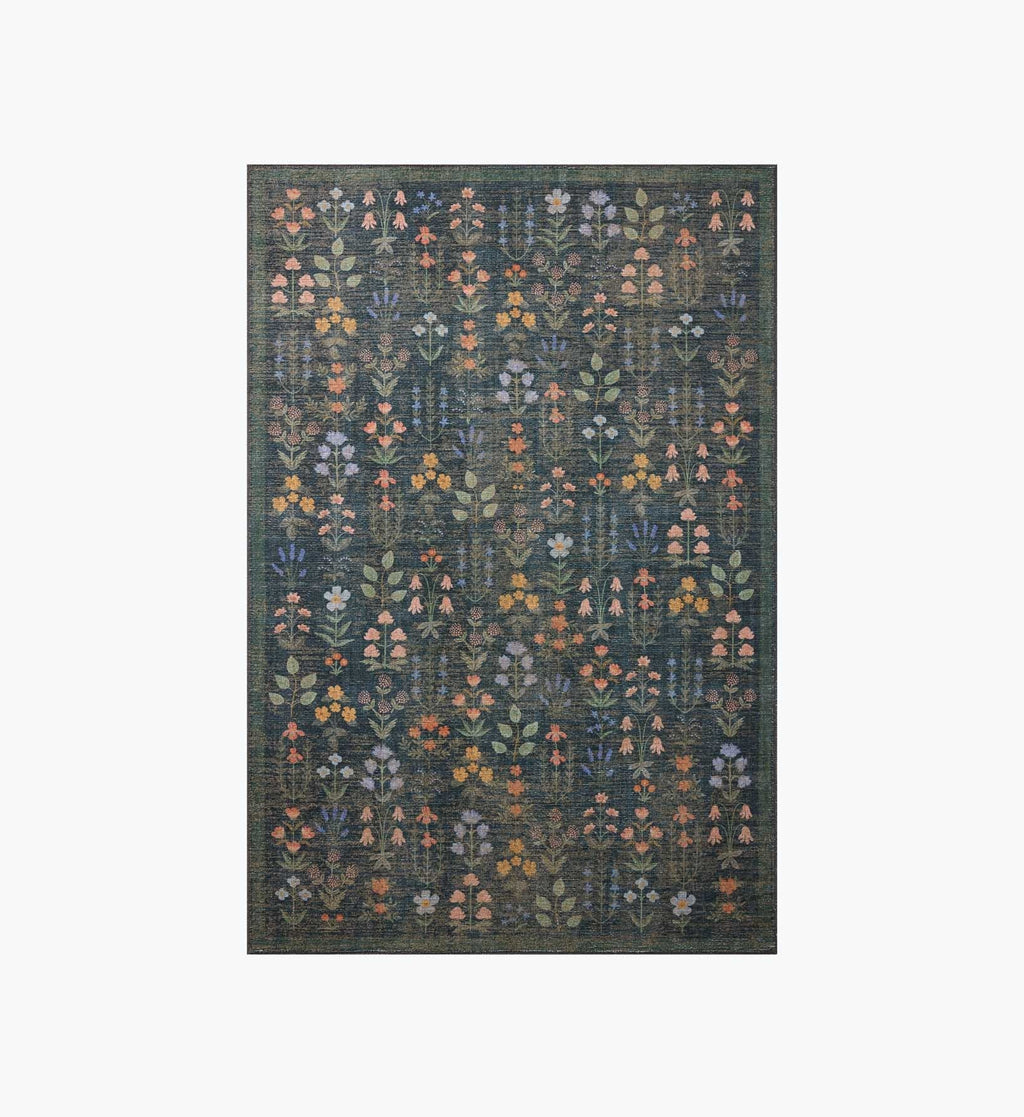 Edinburgh Campbell Power Loomed Rug - Navy