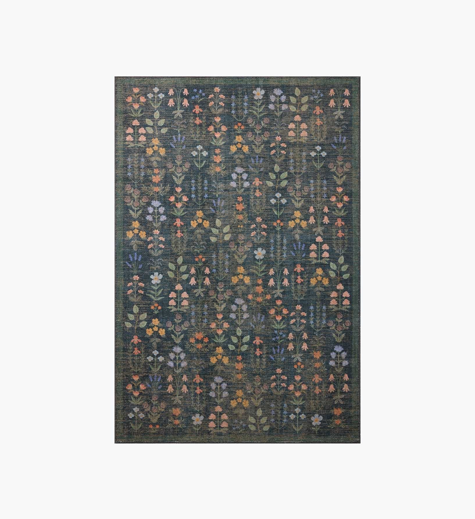 Edinburgh Campbell Power Loomed Rug - Navy
