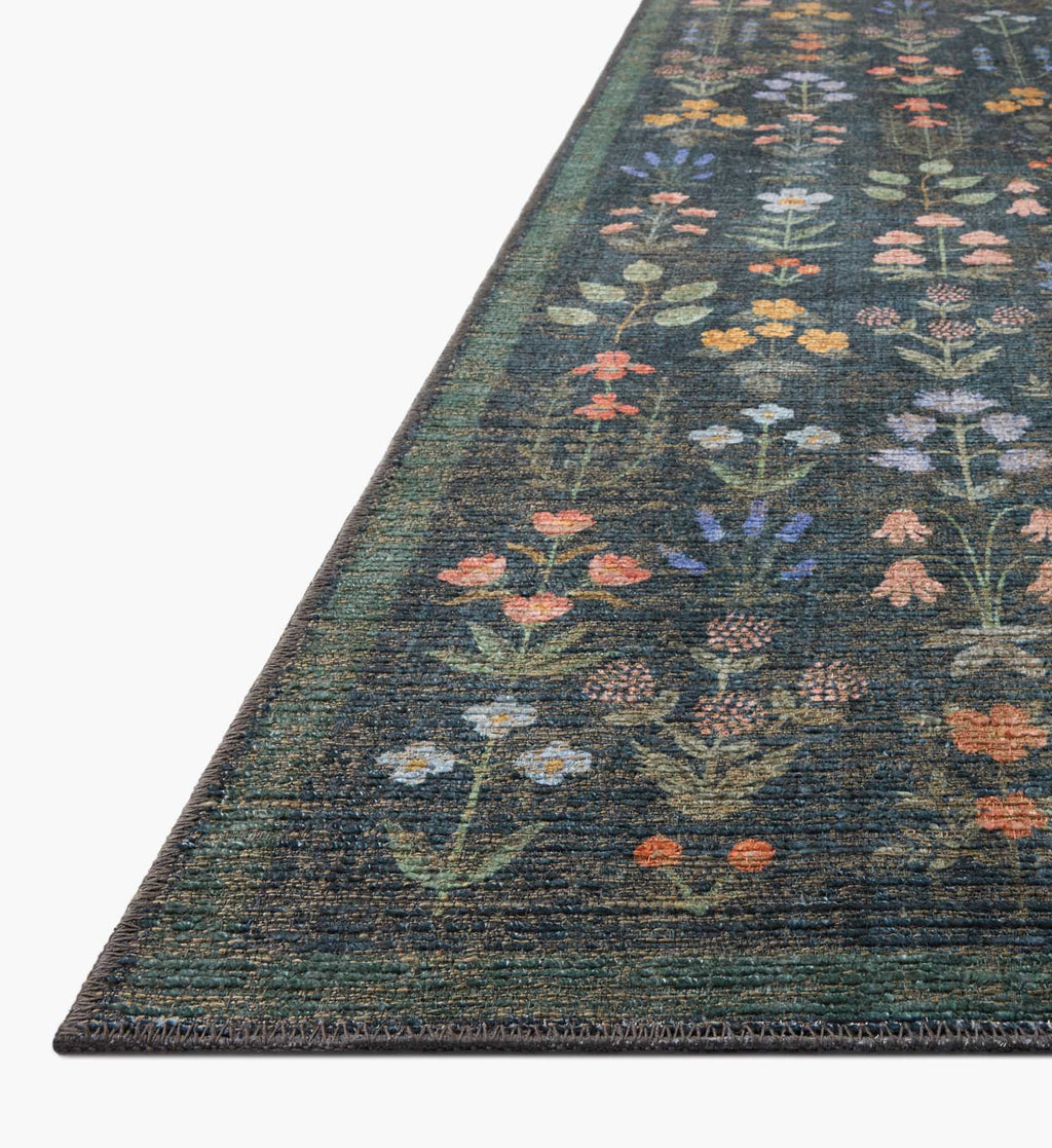 Edinburgh Campbell Power Loomed Rug - Navy